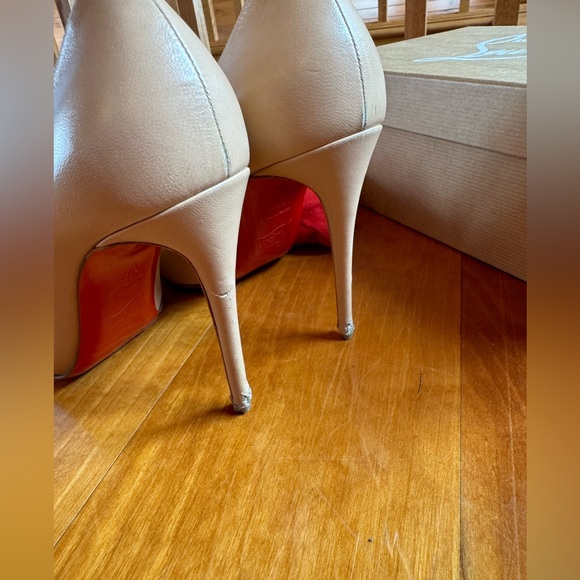 Christian Louboutin Nude Breche 100 Pumps size 6.5 - Picture 3 of 6